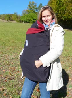 Babywearing cover black