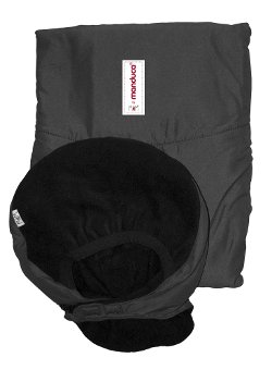 Babywearing cover in black - WinterDeluxe version Babywearing cover black